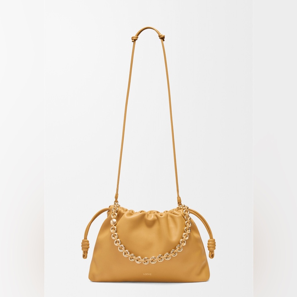 Loewe Large Flamenco donut Leather Chain Shoulder Bag - Picture 2 of 8